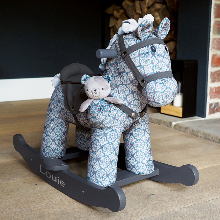 Personalised Louie & Duke Rocking Horse