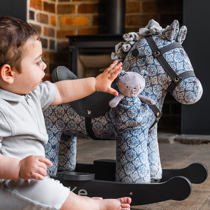 Personalised Louie & Duke Rocking Horse