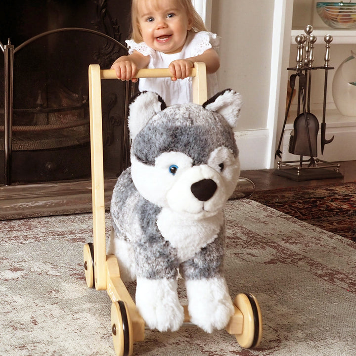 Personalised Mishka Dog Baby Walker