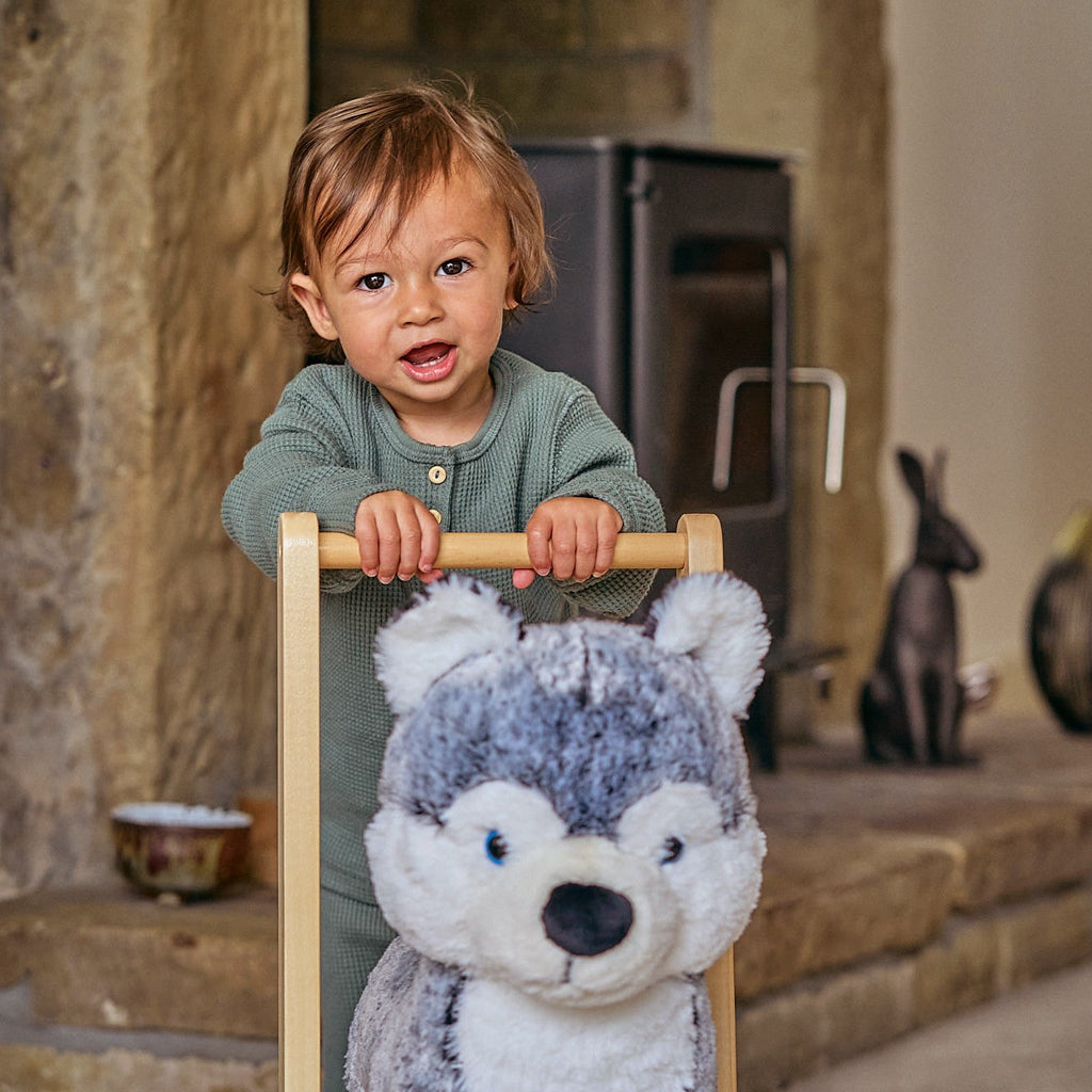 Personalised Mishka Dog Baby Walker