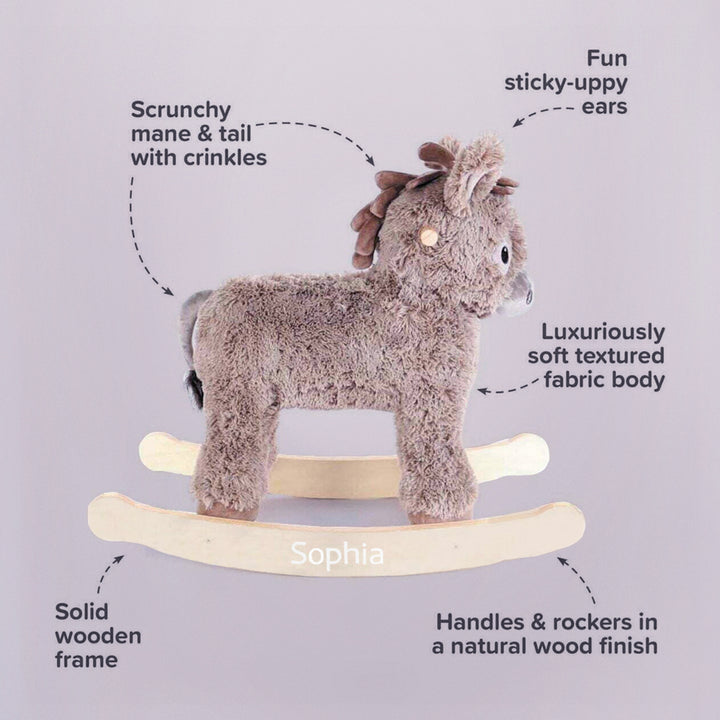 Personalised Norbert Rocking Donkey