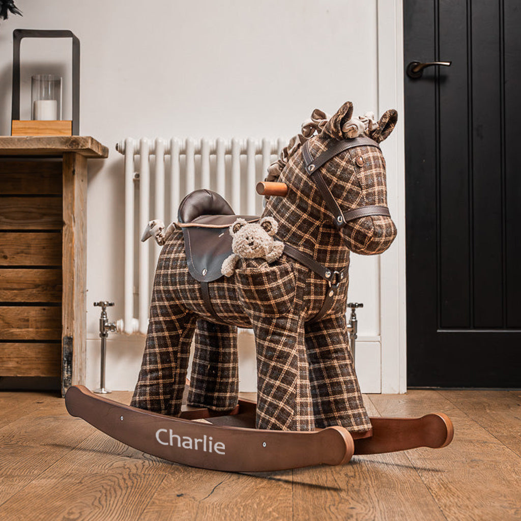 Personalised Rufus and Ted Rocking Horse