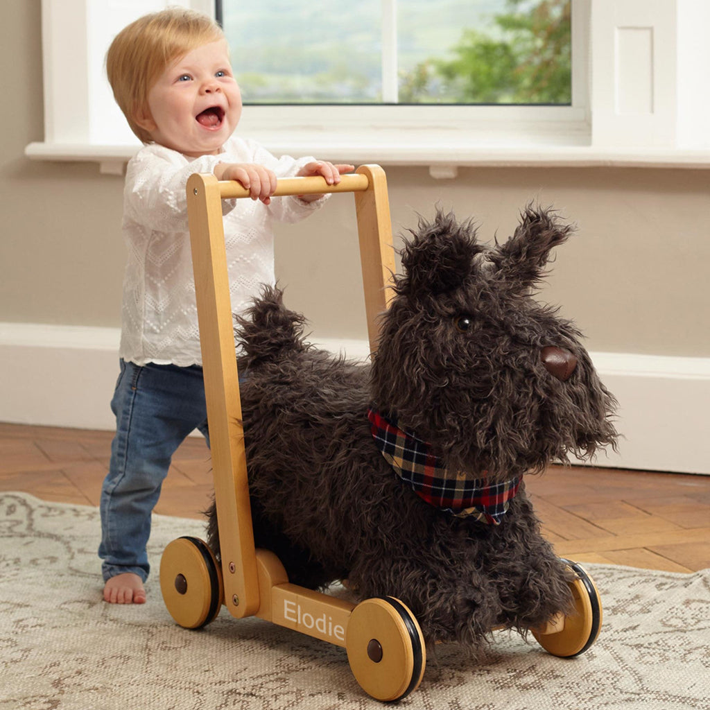 Personalised Scottie Dog Baby Walker 