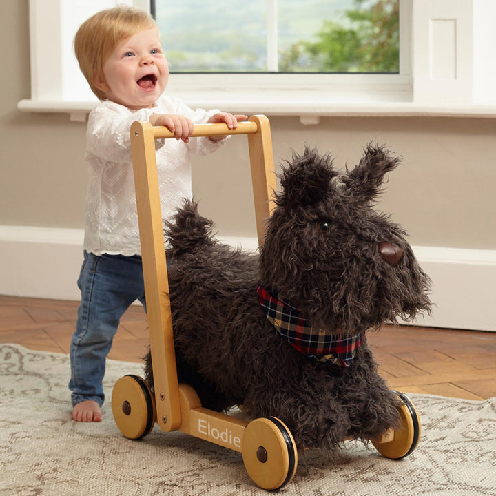 Personalised Scottie Dog Baby Walker 