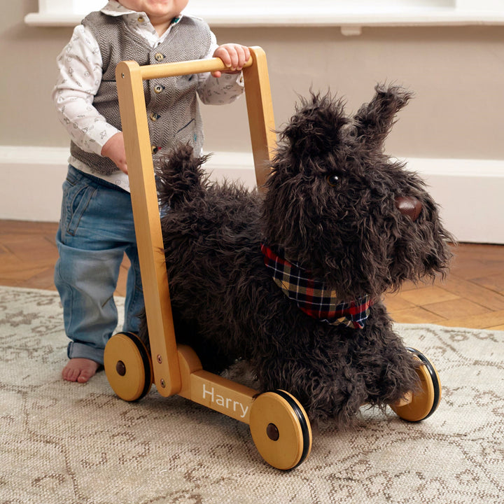 Personalised Scottie Dog Baby Walker