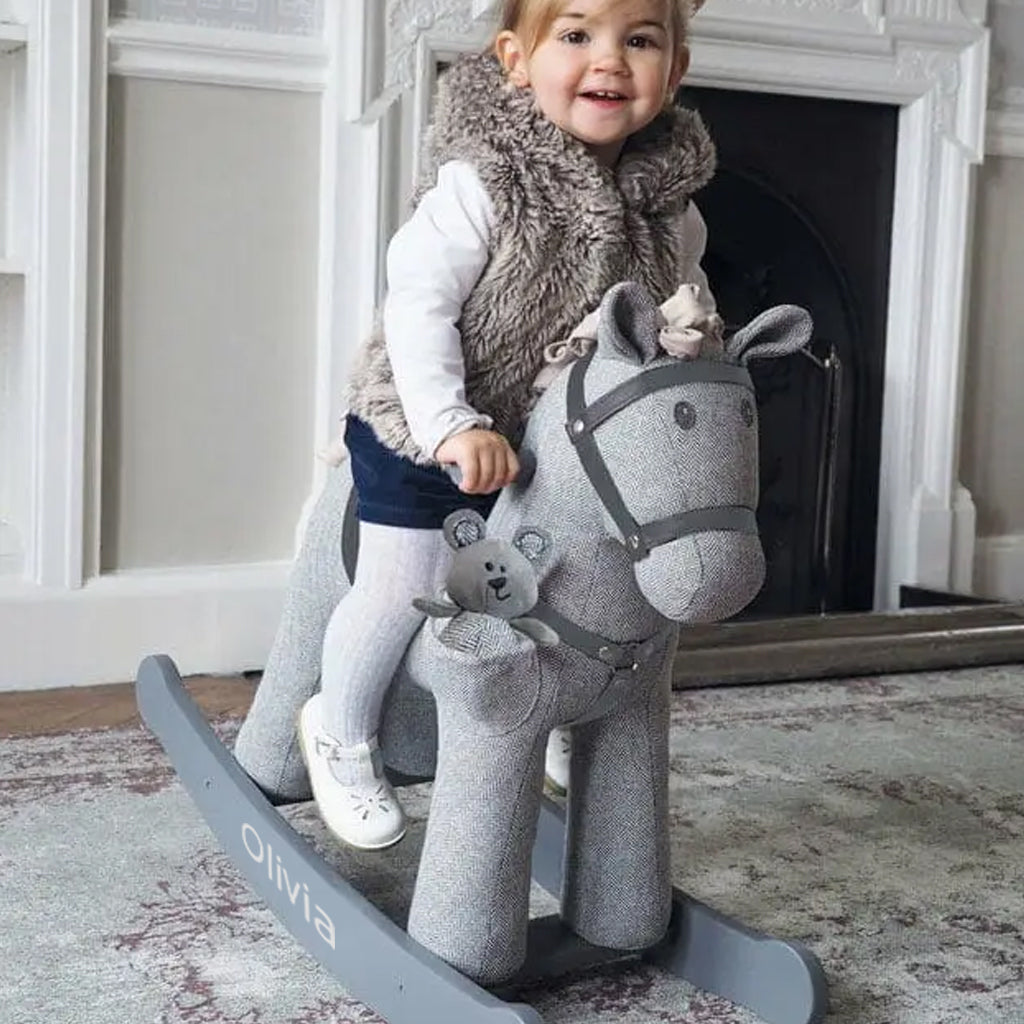 Personalised Stirling & Mac Rocking Horse