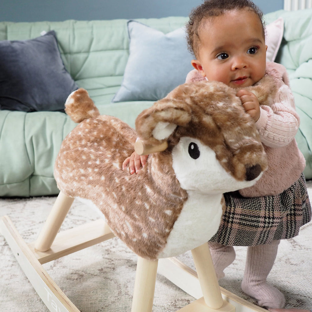 Personalised Willow Rocking Deer