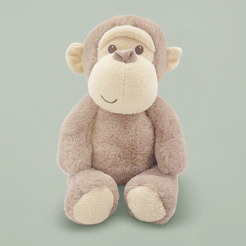 Morris Monkey Soft Toy With Personalised Baby Pyjamas, Pink