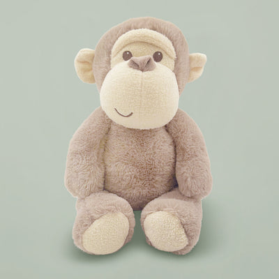Morris Monkey Soft Toy With Personalised Baby Pyjamas, Pink