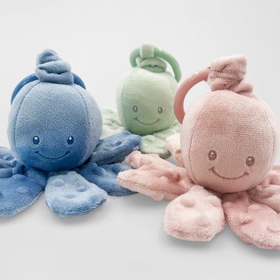 Nattou Lapidou Vibrating Octopus Toy Colours