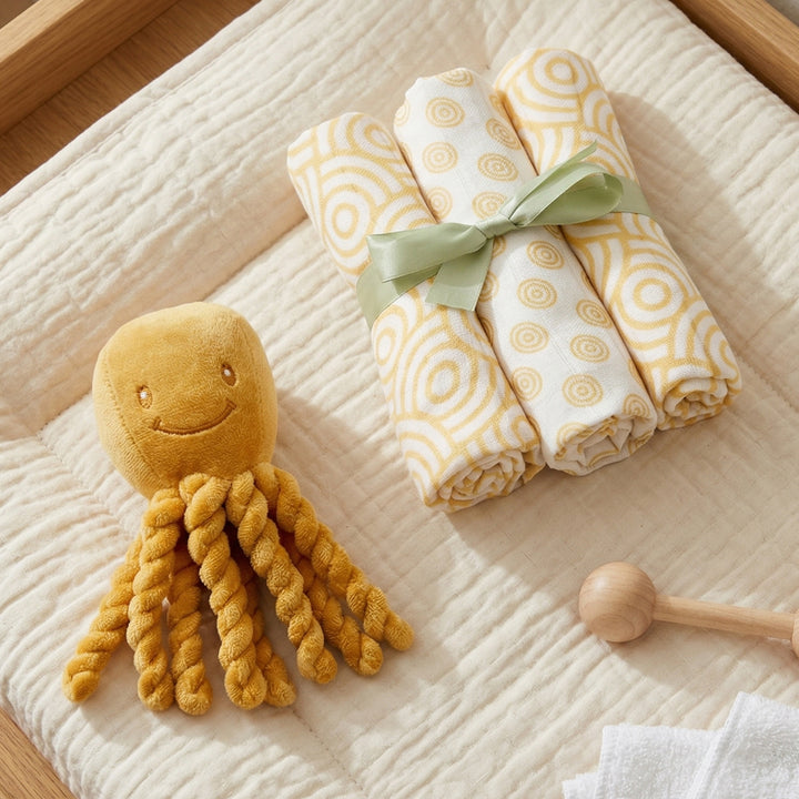 Octopus Soft Toy New Baby Gift Set, Neutral