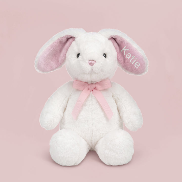Personalised Little Pink Bunny Soft Toy New Baby Gift 