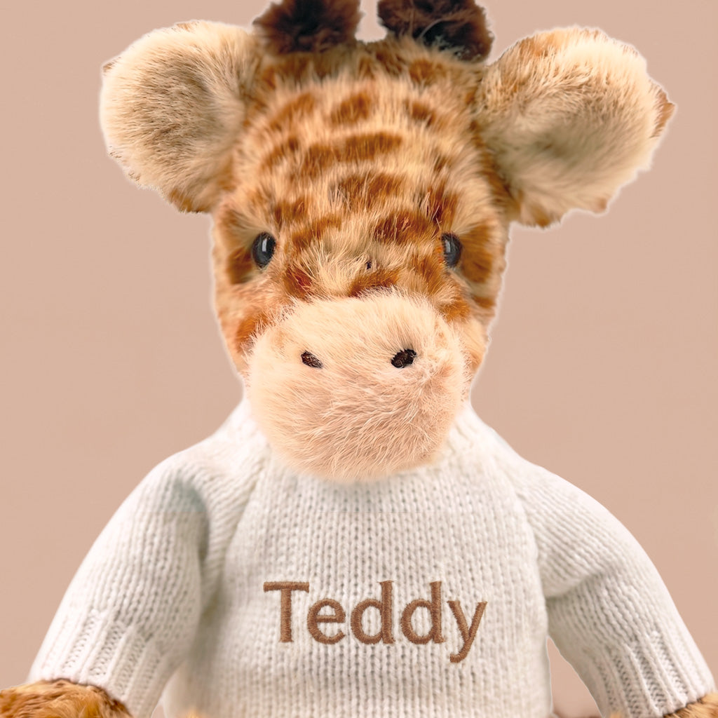 Personalised Gerry Giraffe Soft Toy