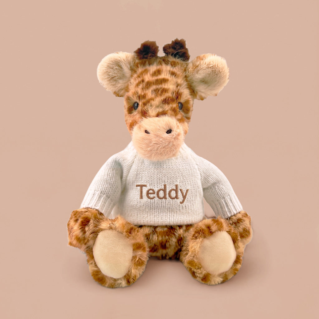 Personalised Gerry Giraffe Soft Toy