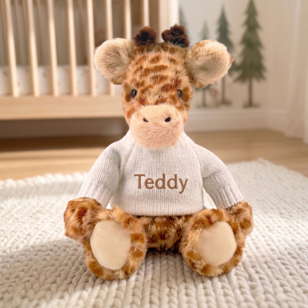 Personalised Gerry Giraffe Soft Toy