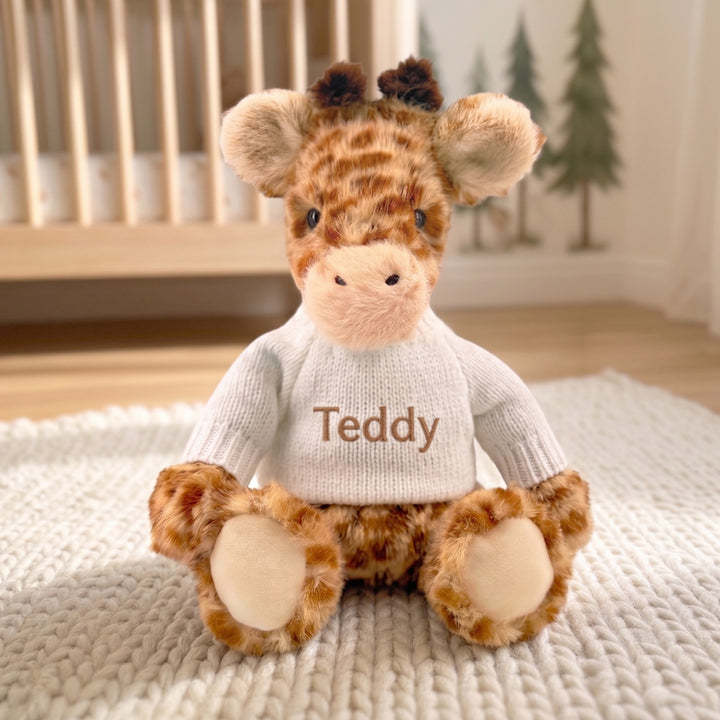 Personalised Gerry Giraffe Soft Toy