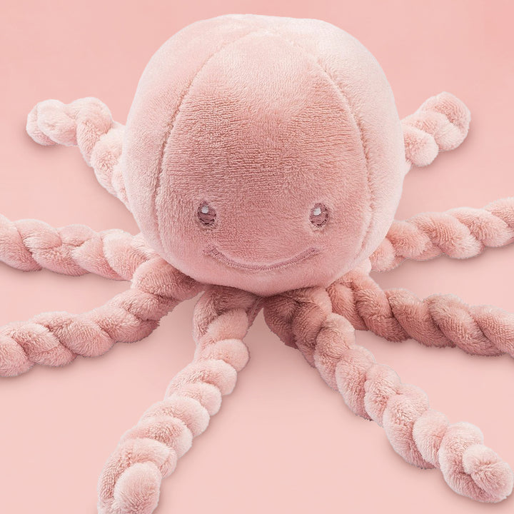 Nattou Piu Piu Octopus New Baby Soft Toy, Pink