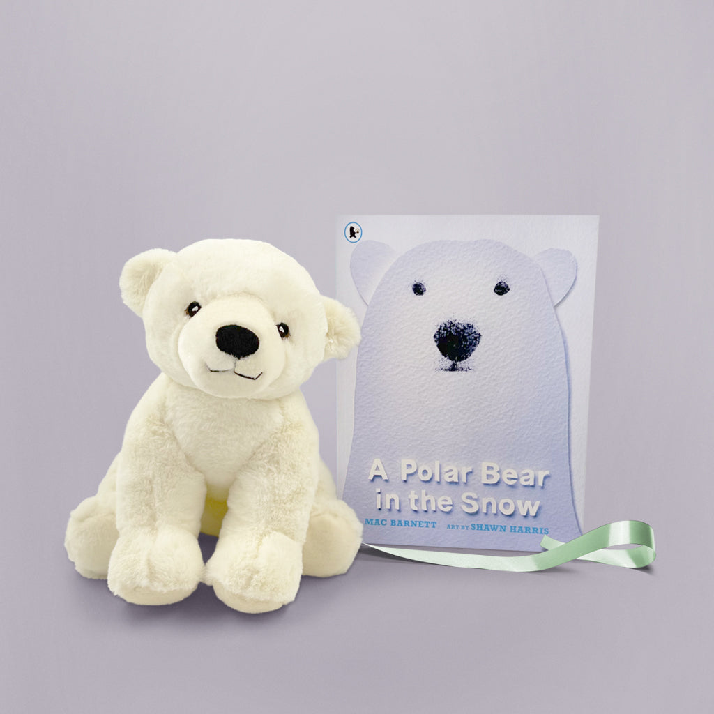 Polar Bear Soft Toy and Book Set