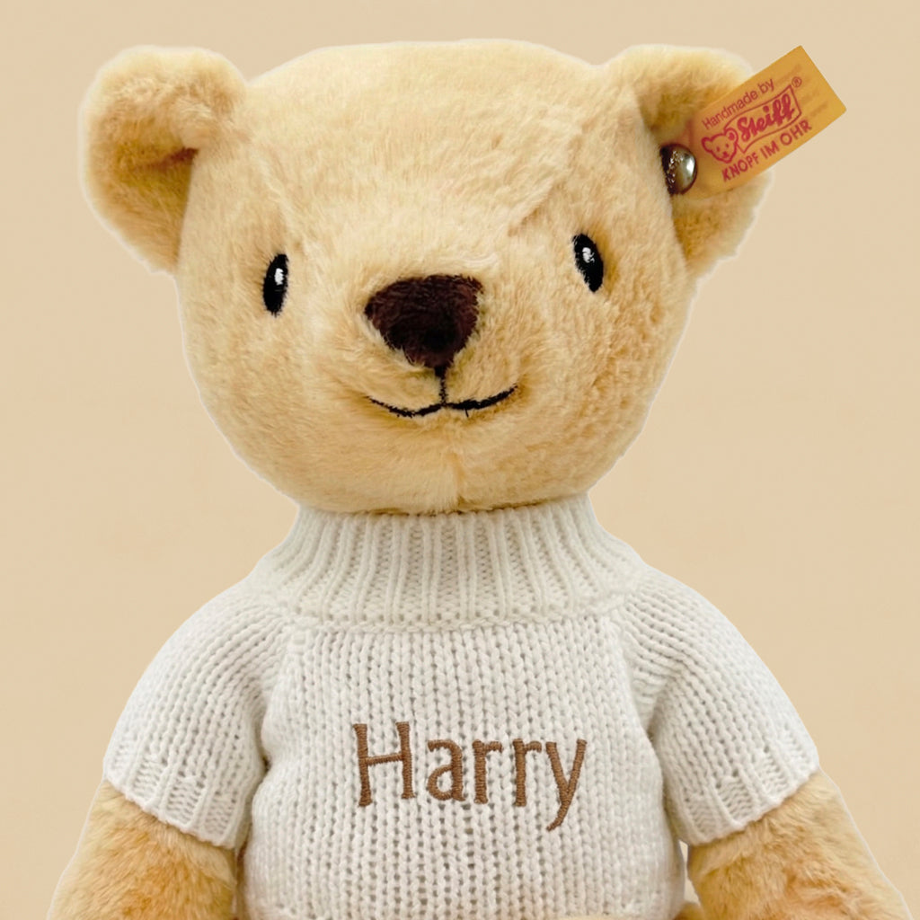 Personalised My First Steiff Teddy Bear, Beige