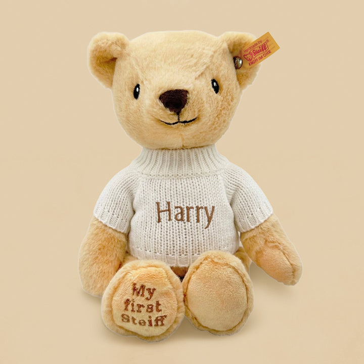 Personalised My First Steiff Teddy Bear, Beige