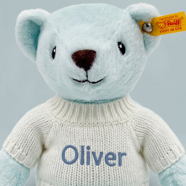 Personalised My First Steiff Teddy Bear, Blue