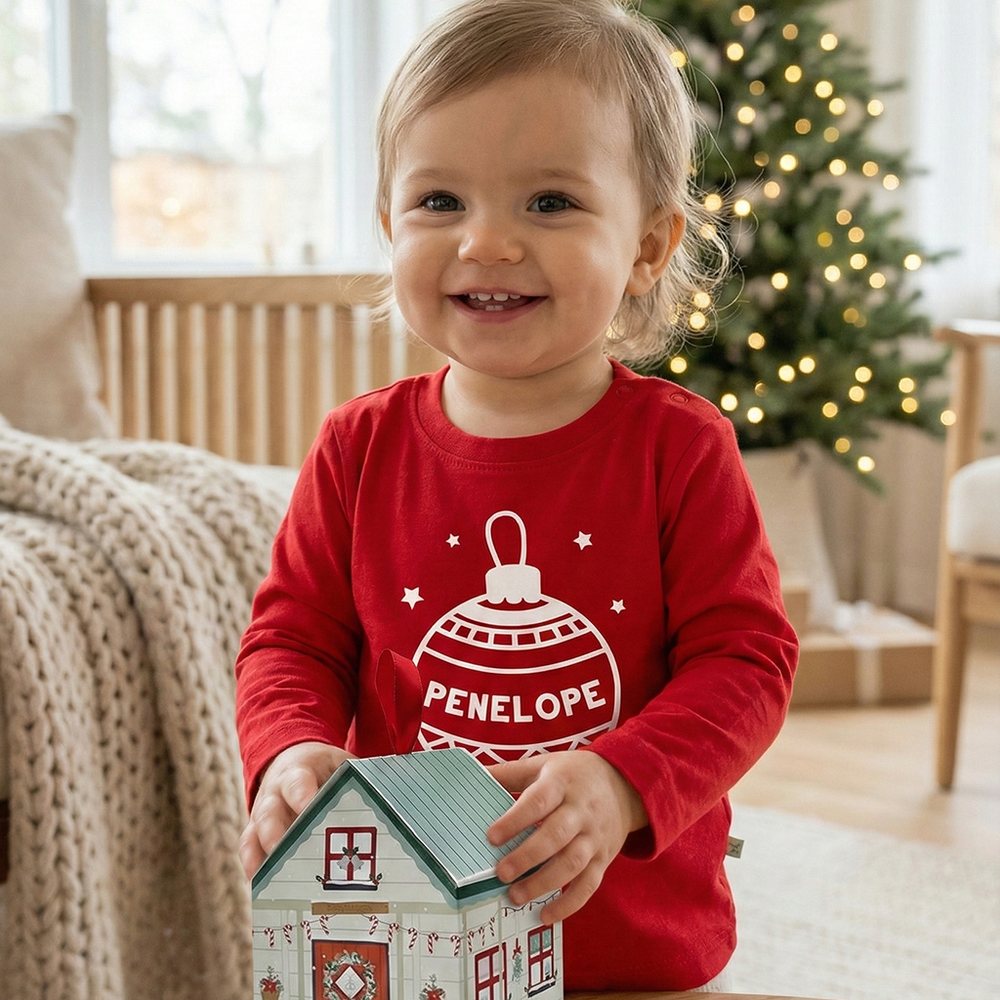 Personalised Christmas T-Shirt for Babies and Toddlers