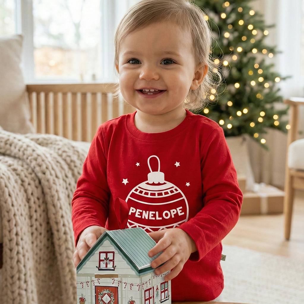 Personalised Christmas T-Shirt for Babies and Toddlers