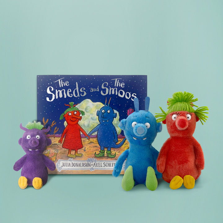 The Smeds and The Smoos Soft Toy Trio with Storybook