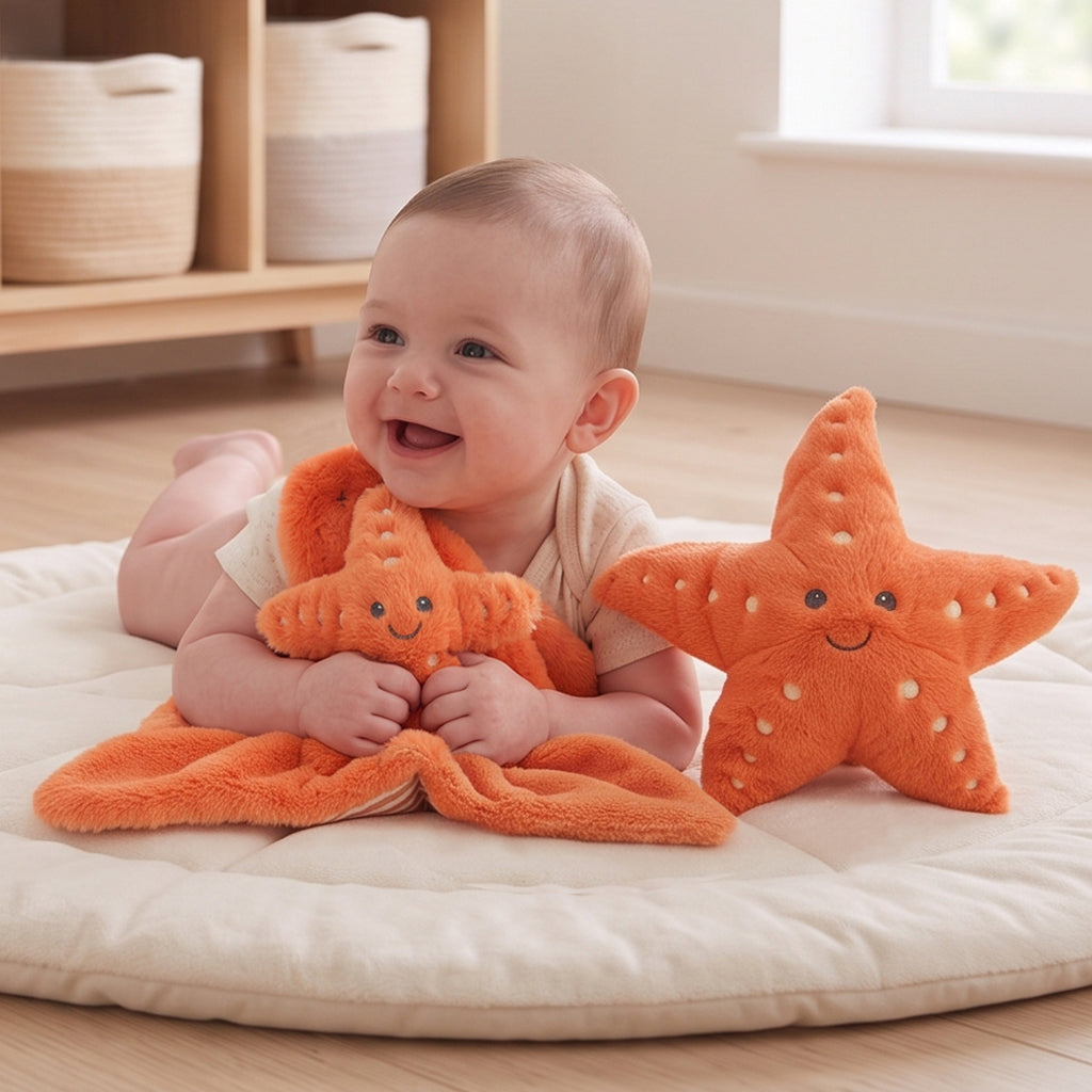 Stella Starfish Soft Toy and Comforter Gift Set