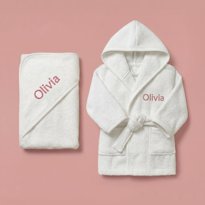 Personalised Cosy Cuddles Gift Set Pink -1-2 Years