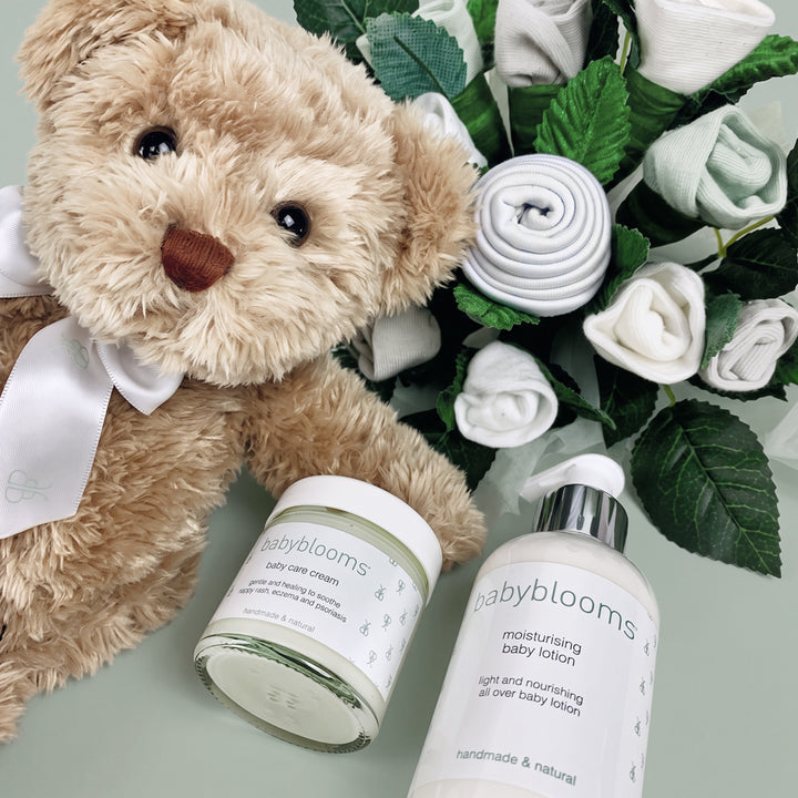 Bertie Bear Welcome Baby Hamper, Neutral