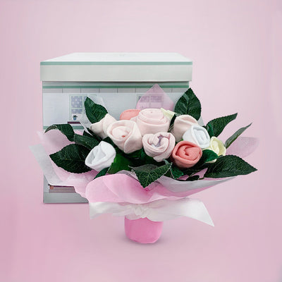 Babyblooms' Welcome Baby Clothes Posy, Pink