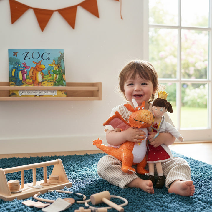 Zog The Dragon and Princess Pearl Soft Toy with Zog Storybook