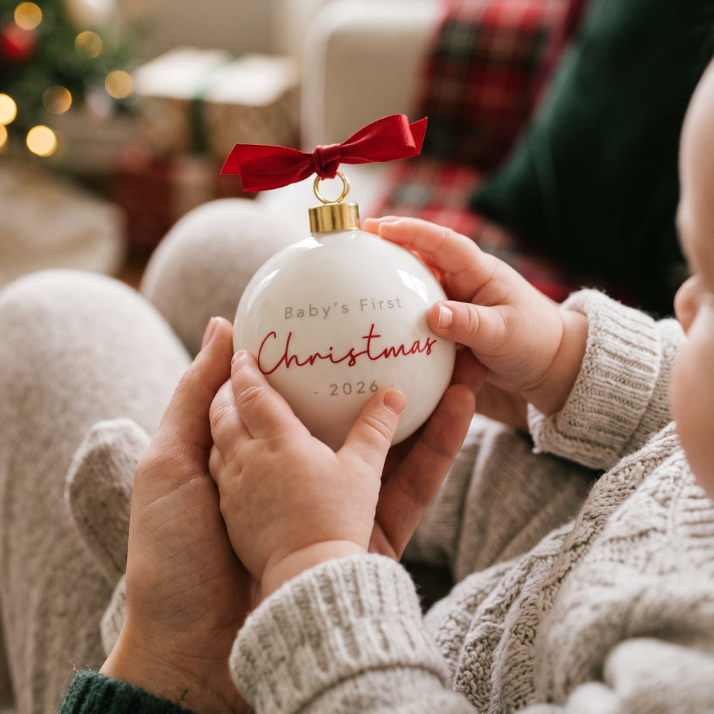 Baby's First Christmas Teddy Bear Bauble