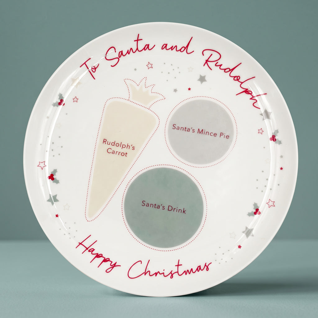 Santa's Christmas Eve Plate