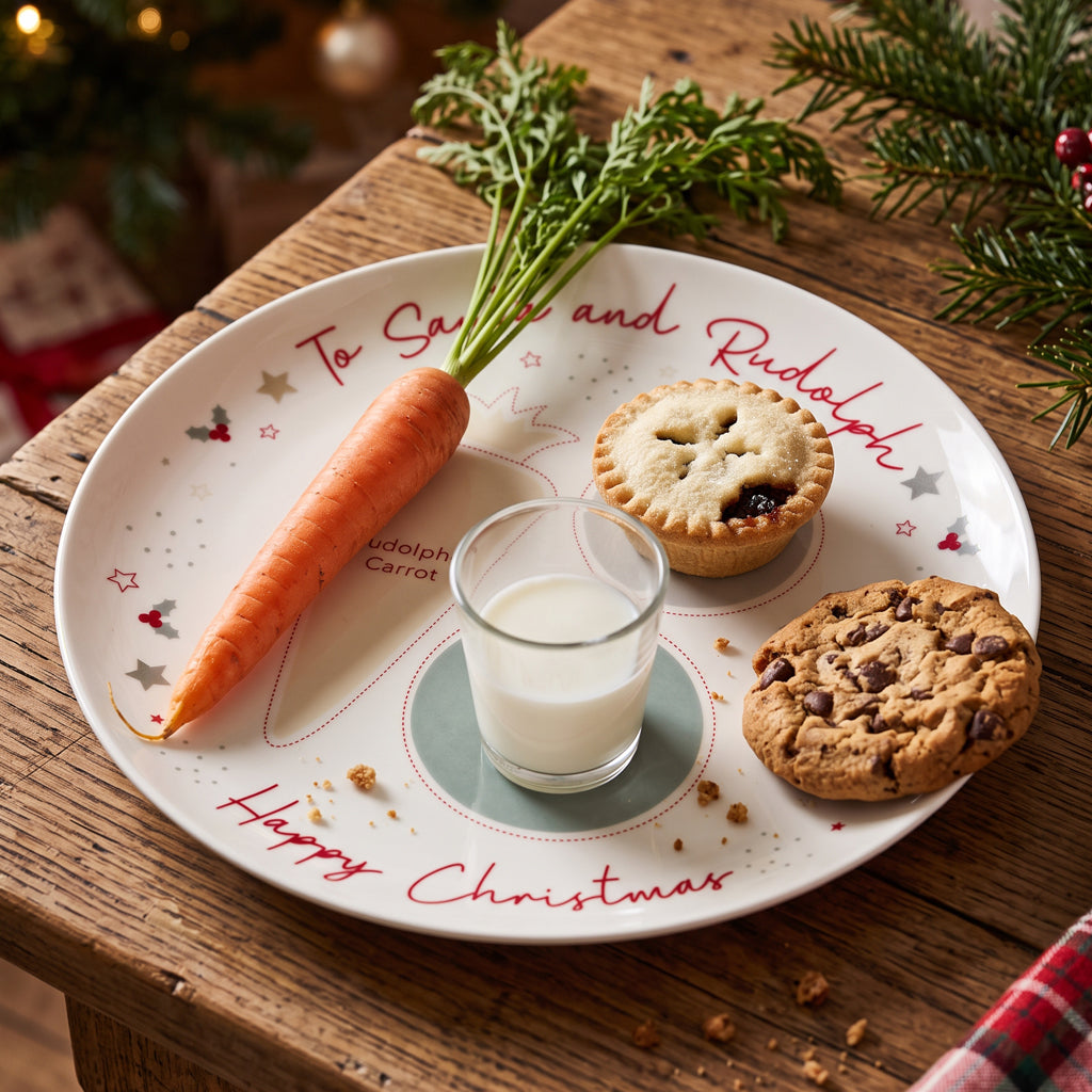 Santa's Christmas Eve Plate