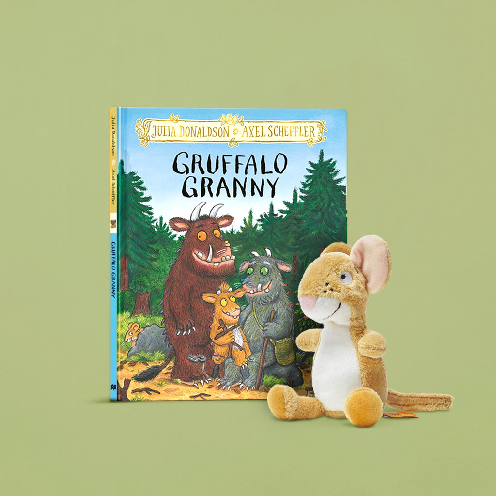 Gruffalo Granny Hardback Book with Gruffalo Mouse Soft Toy