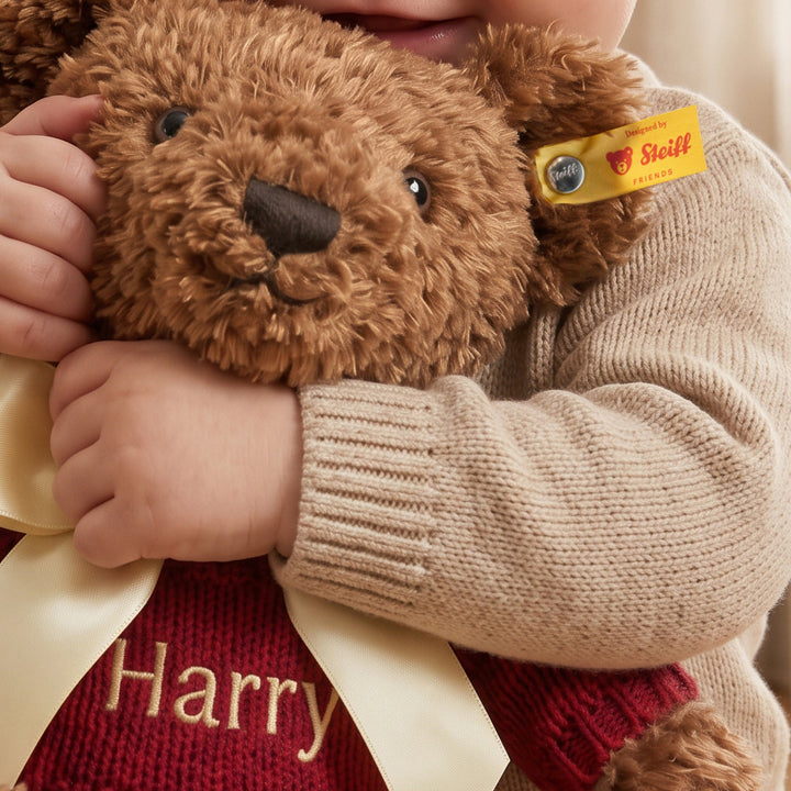 Personalised Steiff Cosy Year Bear, Red
