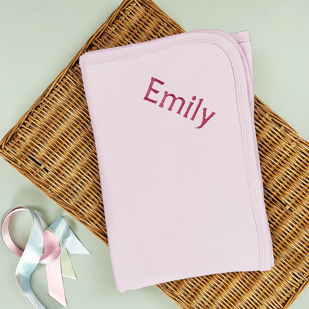 Personalised Snuggle Baby Wrap Pink