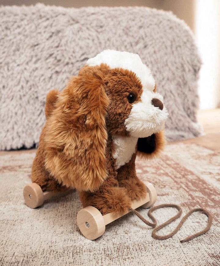 Peanut Pup Pull Along Toy