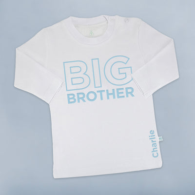 Sibling Boy Gift Big Brother T-Shirt Long Sleeved