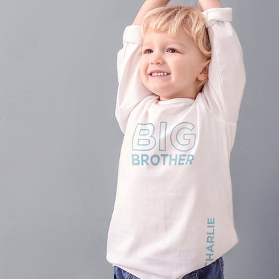 Personalised Big Brother T-shirt-Long-Sleeved