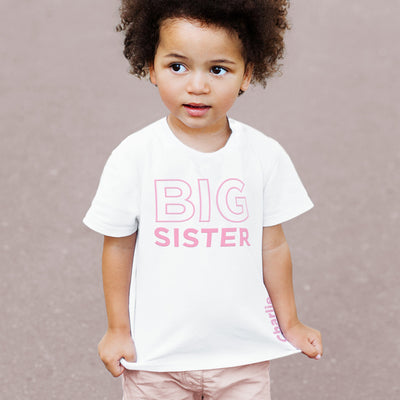 Personalised Big Sister T-shirt-Short-Sleeved