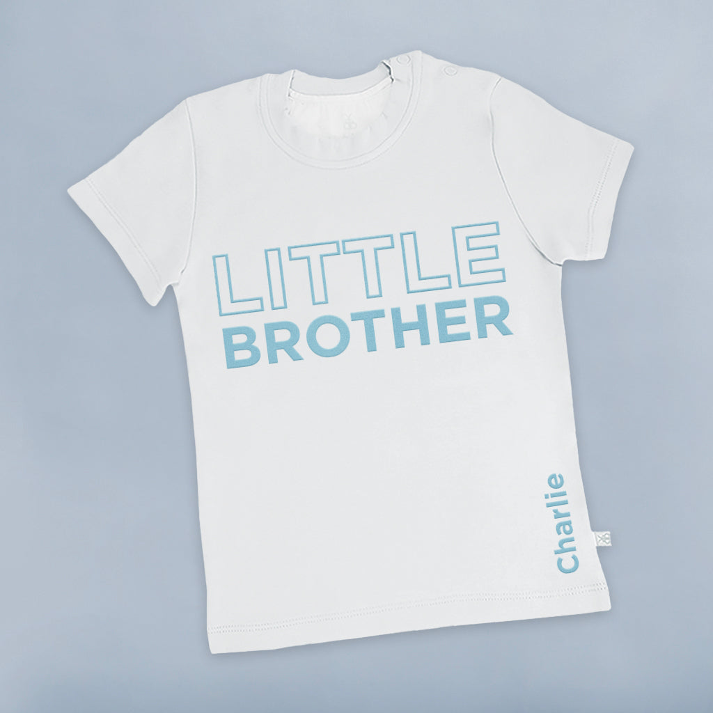 Personalised Little Brother T-shirt-Short-Sleeved