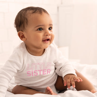 Personalised Little Sister T-shirt-Long-Sleeved