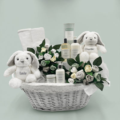 Luxury Twins New Baby Hamper Personalised