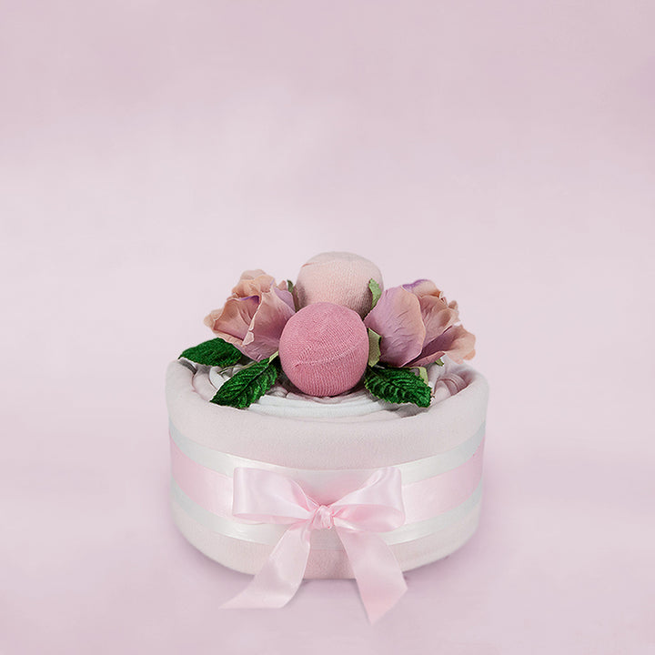 Baby Shower Gift Baby Girl Muslin Cake