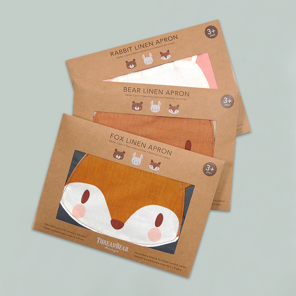 Bashful Fox and Personalised Apron