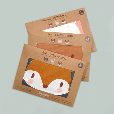 Bashful Fox and Personalised Apron