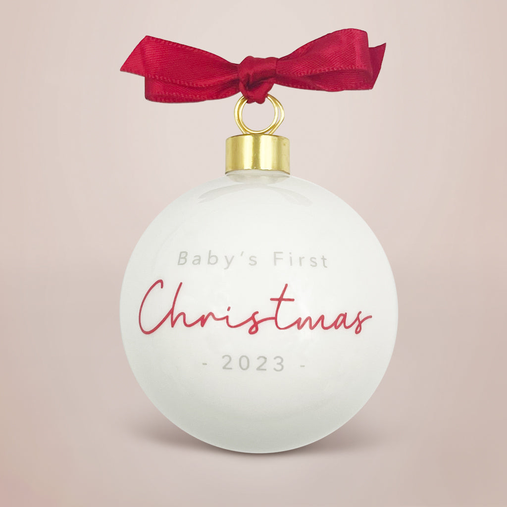 Baby's First Christmas Tree Bauble